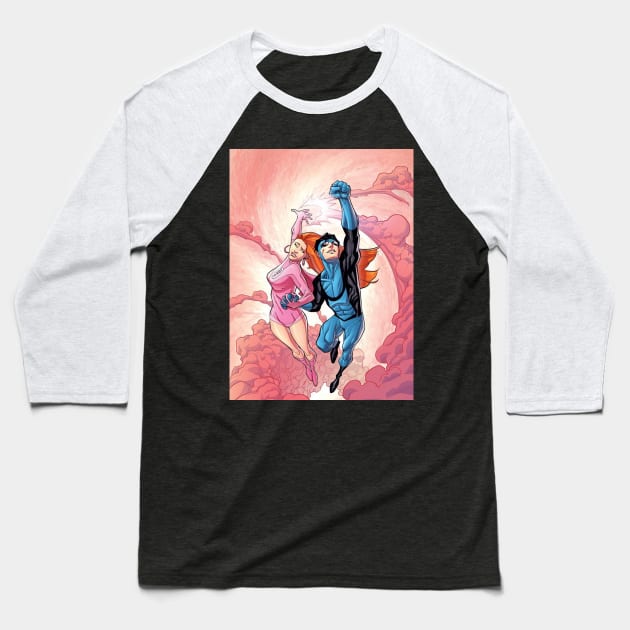 invincible atom eve Baseball T-Shirt by super villain